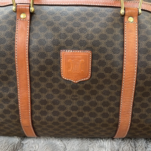 CELINE MACADAM DUFFLE Travel BAG 45cm - Picture 3 of 16